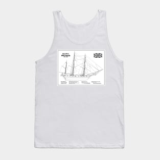 Charles Darwin HMS Beagle Tall Ship - BDL Tank Top